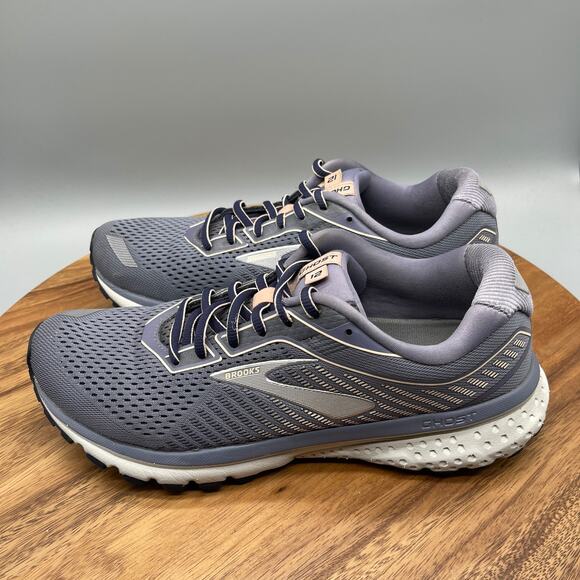 Brooks Ghost 12 Shoes Womens Size 10.5 B Gray Running Comfort Walking Sneakers - Picture 3 of 8